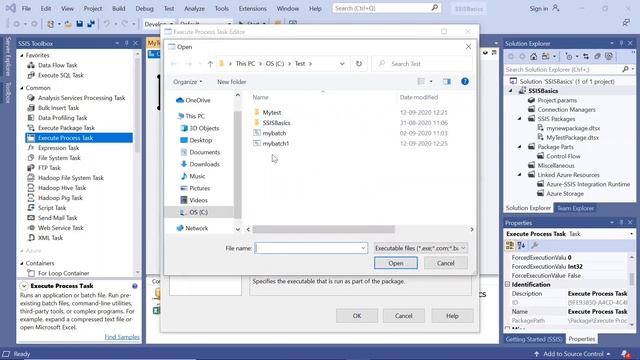 Execute Process Task | SSIS tutorial