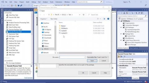 Execute Process Task | SSIS tutorial