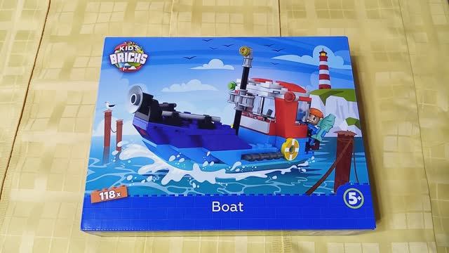 Собираем лего Лодка. Assembling the Lego Boat.