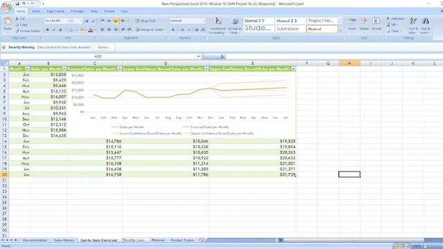 New Perspectives Excel 2019 | Module 10: SAM Project 1b #newperspective #samproject1b #module10