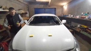 Производим подготовку и замену лобовых стекол на автомобиле Хендай Соната!