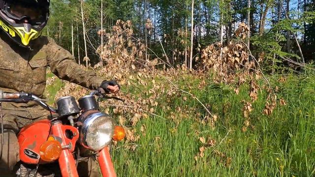 хасаним боком на урале после дождя, вайбовые деревенские покатушки#урал#китайскиймот#минск#вайб