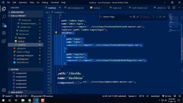Laravel Vue Rest API Bangla | Category API controller create & router view and router link use Pt-1