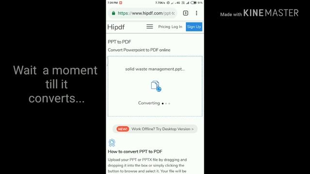 PPT to PDF converter смотреть онлайн