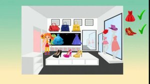 "Магазин одежды и обуви". Развиваем память, внимание. Повторяем цвет, некоторые виды одежды и обуви