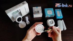 Комплект умная охрана и видеонаблюдение Ps-Link PS-1206