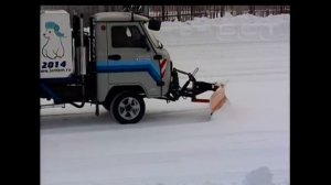 Уникальную машину для заливки льда подарила Братску Группа «Илим»