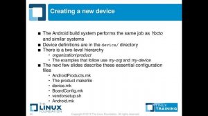 Linux Training Course: Introduction to Embedded Android Development
