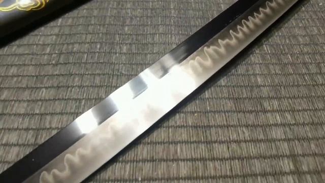 Катана Kobutsuti хамон зонная закалка сталь T10 смотреть онлайн