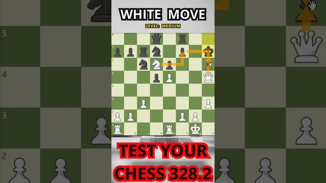 Test Your Chess 328.2 #chess #chesss #puzzle