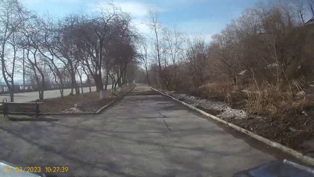 Видео за 27.03.2023 года Еду в сторону Гагарина вид передней камеры смотреть онлайн