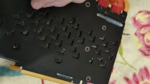 nvidia gtx 1070 ti service обслуживание видеокарты замена термопасты наклейка термопрокладки test