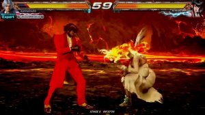 TEKKEN 7 Fighting lee Chaolan part 3 beating kasumi