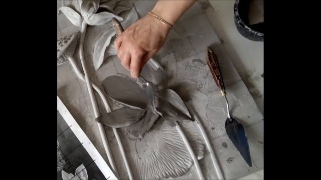 Как я лепила Лотос из шпатлёвки смотреть онлайн