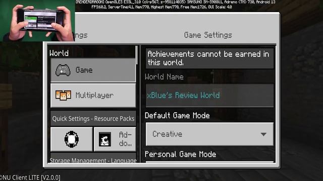 Mod Menu Client For MCPE 2023! - Minecraft Bedrock Edition смотреть онлайн