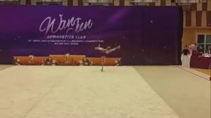 Выступление Ульяны Янус с мячом на 2ndWanJunGymnastics