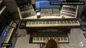 Prophet 600 Synthesizer GliGli Presets - Demo Part 3