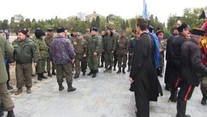 Верстание в казаки в Севастополе
