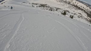 Транзитный спуск с шикарным видом на горы