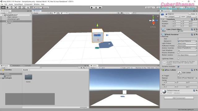 Урок 2 – Базовые Объекты и Компоненты в Unity смотреть онлайн