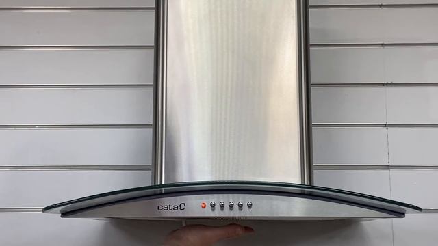 Обзор вытяжки CATA C-600 GLASS INOX. Характеристики, внешний вид. смотреть онлайн