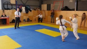 Соревнование по каратэ WKC 19 декабря 2021г. Кумитэ сёбу-иппон девочки 8-9 лет _ (8). Каратэ шотока