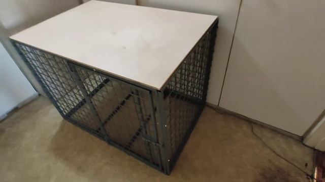 мощная разборная антивандальная клетка из арматурной сетки. 103*68*76