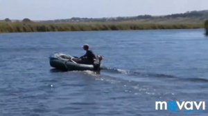 Лодочный мотор с мотокосы четыре такта