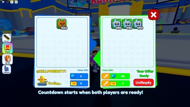 ЧИТЕРСКИЙ ТРЕЙД В СИМУЛЯТОРЕ ПИТОМЦЕВ PET LEGENDS 2 В РОБЛОКС! ROBLOX смотреть онлайн