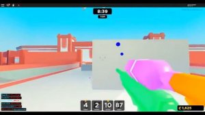 having fun on roblox playing paint ball battle