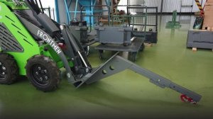 Мини-погрузчик Frontmen. Навесное оборудование. Кран-балка