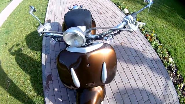 Покраска Honda Joker. Мотосервис "Телега"