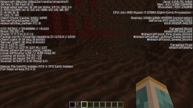 How to TRAVEL using a NETHER PORTAL in Minecraft[Java Snapshot 20w12a] смотреть онлайн