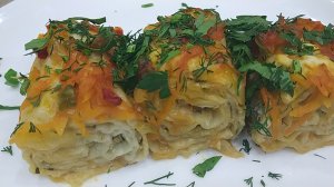 Вы Забудете про БЕЛЯШИ И ЧЕБУРЕКИ !!! Неожиданно! Из обычного лаваша! ужин из лаваша.mp4