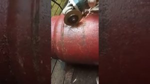 Печка из газового балона