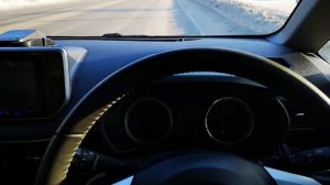 Дайхатсу Мув 2018 4вд кей кар о нешипованой резине в мороз и о датчиках предупреждения столкновения