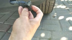 Ремонт и замена переднего датчика парковочного радара.