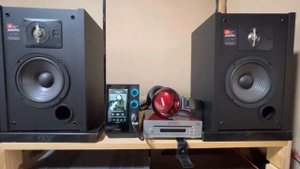 スピーカー劇場 JBL J216PRO+LUXMAN L-550AX+FiiO R7