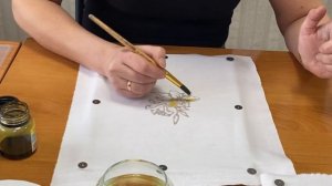 Мастер-класс по росписи ткани в технике «Холодный батик»