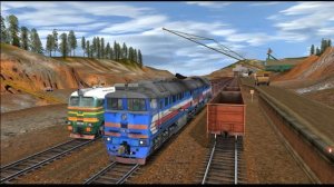 Запуск ПС в Trainz 2012 | Тепловоз 2ТЭ116-1718.