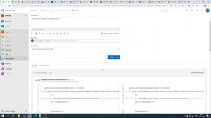 Creating pull request in azure devops