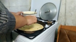 Торт "Министерский", приготовленный на сковороде.