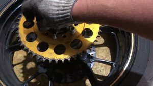 Замена ведомой звезды при помощи гайковерта