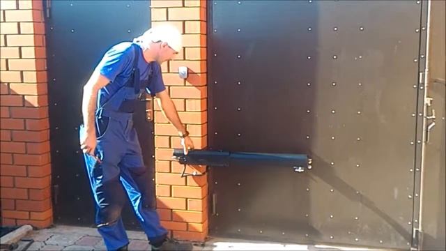 Монтаж электроприводов распашных ворот - как это сделать профессионально, чтобы заказчик был доволе смотреть онлайн