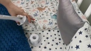 Обзор и порядок сборки крепления мобиля на детской кроватке.