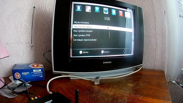 Просмотр Ютуб на Т2. Обзор Romsat TR-9110HD. Подключение Wi-Fi адаптера к Т2 смотреть онлайн