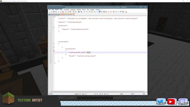 Custom Model Data - Resourcepack Tutorial for Java Minecraft