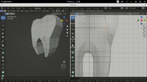 How to make a tooth in blender