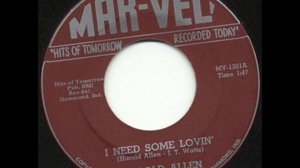 Harold Allen - I Need Some Lovin