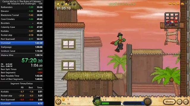 Cactus McCoy 2 - All Treasures and Challenges in 1:53:02 смотреть онлайн